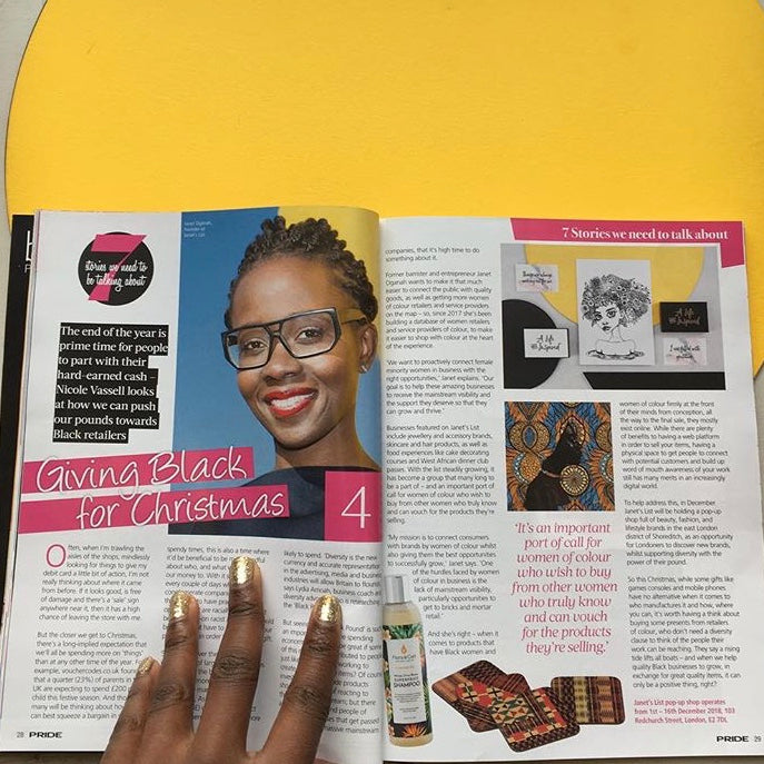 Janet's List - Press coverage